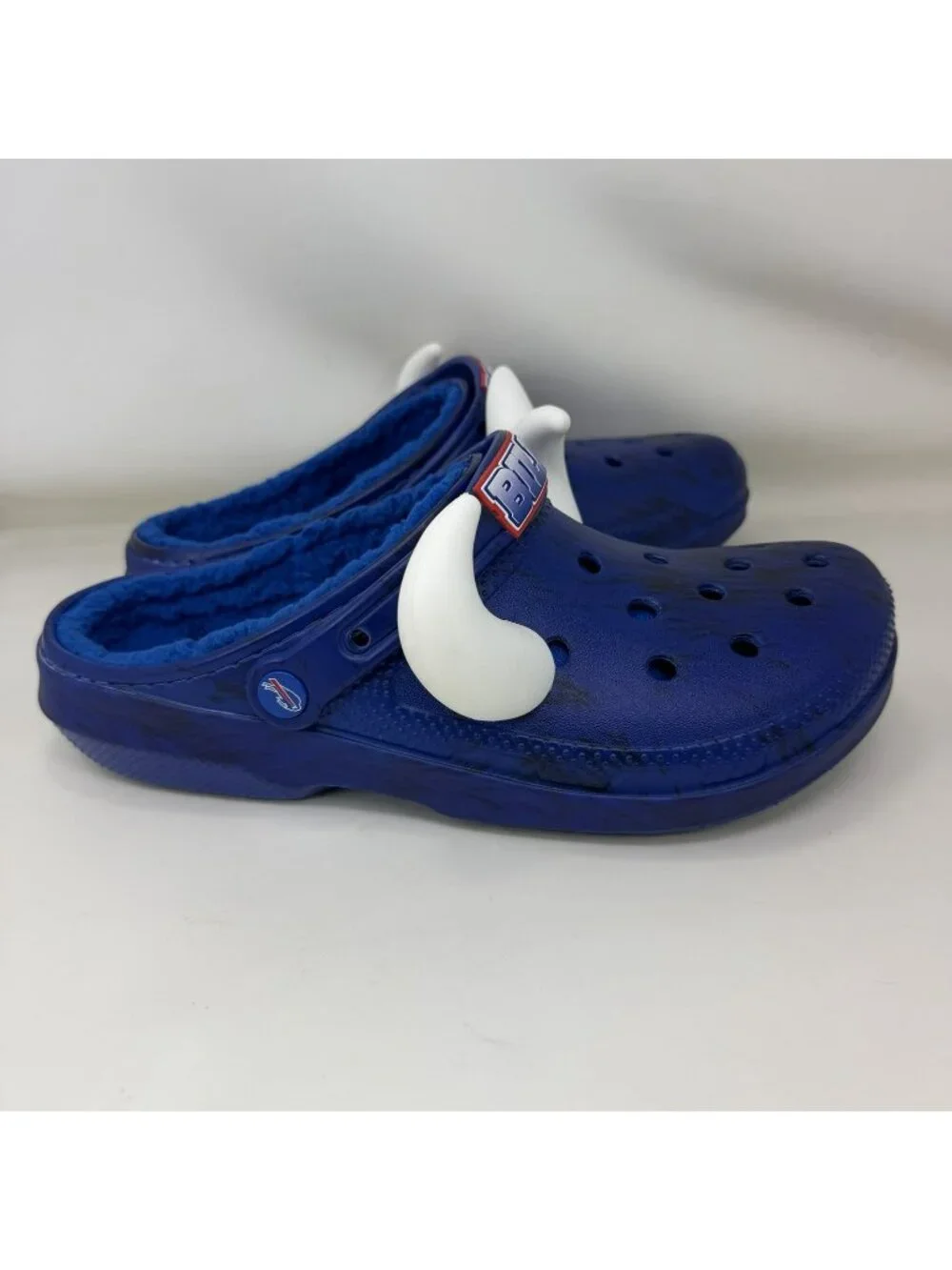 Crocs x NFL Buffalo Bills Mafia Classic Lined Clog Jibbitz Men’s Size 10